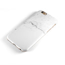 White and Gray Neutral Marble Surface iPhone 6/6s or 6/6s Plus 2-Piece Hybrid INK-Fuzed Case