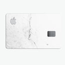 White and Gray Neutral Marble Surface - Premium Protective Decal Skin-Kit for the Apple Credit Card