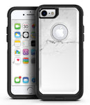 White and Gray Neutral Marble Surface - iPhone 7 or 7 Plus Commuter Case Skin Kit