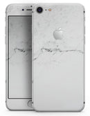 White and Gray Neutral Marble Surface - Skin-kit for the iPhone 8 or 8 Plus