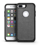 White and Gray Scratched Fabric Surface - iPhone 7 or 7 Plus Commuter Case Skin Kit