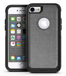 White and Gray Scratched Fabric Surface - iPhone 7 or 8 OtterBox Case & Skin Kits
