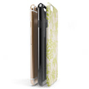 White and Green Floral Damask Pattern iPhone 6/6s or 6/6s Plus 2-Piece Hybrid INK-Fuzed Case