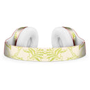 White and Green Floral Damask Pattern Full-Body Skin Kit for the Beats by Dre Solo 3 Wireless Headphones