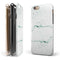 White and Green Marble Surface iPhone 6/6s or 6/6s Plus 2-Piece Hybrid INK-Fuzed Case