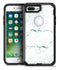 White and Green Marble Surface - iPhone 7 Plus/8 Plus OtterBox Case & Skin Kits