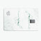 White and Green Marble Surface - Premium Protective Decal Skin-Kit for the Apple Credit Card