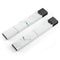 Skin Decal Kit for the Pax JUUL - White and Green Marble Surface