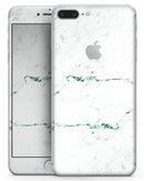 White and Green Marble Surface - Skin-kit for the iPhone 8 or 8 Plus