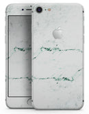 White and Green Marble Surface - Skin-kit for the iPhone 8 or 8 Plus