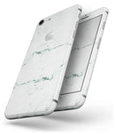 White and Green Marble Surface - Skin-kit for the iPhone 8 or 8 Plus