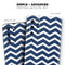 White and Navy Chevron Stripes - Skin-Kit for the Samsung Galaxy S-Series S20, S20 Plus, S20 Ultra , S10 & others (All Galaxy Devices Available)