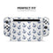 White and Navy Micro Anchors // Skin Decal Wrap Kit for Nintendo Switch Console & Dock, Joy-Cons, Pro Controller, Lite, 3DS XL, 2DS XL, DSi, or Wii