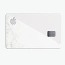 White and Nuetral Marble Slab - Premium Protective Decal Skin-Kit for the Apple Credit Card