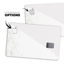 White and Nuetral Marble Slab - Premium Protective Decal Skin-Kit for the Apple Credit Card
