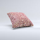 Wild Leopard Print ink-Fuzed Decorative Throw Pillow