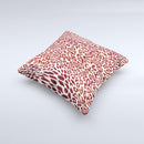 Wild Leopard Print ink-Fuzed Decorative Throw Pillow