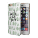 Wild and Free iPhone 6/6s or 6/6s Plus 2-Piece Hybrid INK-Fuzed Case