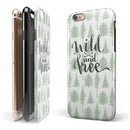 Wild and Free iPhone 6/6s or 6/6s Plus 2-Piece Hybrid INK-Fuzed Case