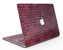 Wine Basic Watercolor Chevron Pattern - MacBook Air Skin Kit
