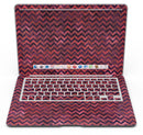 Wine Basic Watercolor Chevron Pattern - MacBook Air Skin Kit