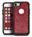 Wine Watercolor Hearts - iPhone 7 or 8 OtterBox Case & Skin Kits
