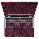 MacBook Pro with Touch Bar Skin Kit - Wine_Watercolor_Tiger_Pattern-MacBook_13_Touch_V4.jpg?
