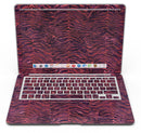 Wine Watercolor Tiger Pattern - MacBook Air Skin Kit