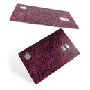 Wine Watercolor Tiger Pattern - Premium Protective Decal Skin-Kit for the Apple Credit Card