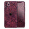 Wine Watercolor Tiger Pattern // Skin-Kit compatible with the Apple iPhone 14, 13, 12, 12 Pro Max, 12 Mini, 11 Pro, SE, X/XS + (All iPhones Available)