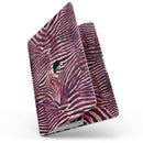 MacBook Pro with Touch Bar Skin Kit - Wine_Watercolor_Zebra_Pattern-MacBook_13_Touch_V7.jpg?