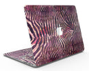 Wine Watercolor Zebra Pattern - MacBook Air Skin Kit