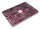 Wine Watercolor Zebra Pattern - MacBook Air Skin Kit