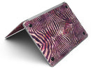 Wine Watercolor Zebra Pattern - MacBook Air Skin Kit