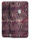 Wine Watercolor Zebra Pattern - Skin-kit for the iPhone 8 or 8 Plus