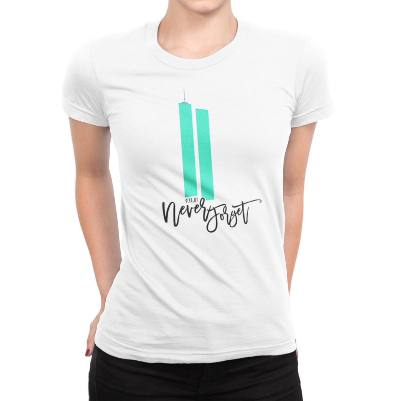 Never Forget 9/11 v5 - Womens Fitted T-Shirt
