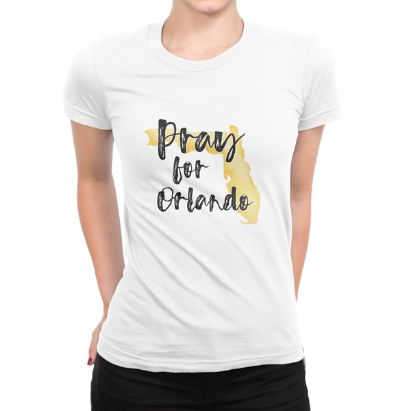 Pray For Orlando v1 - Womens Fitted T-Shirt