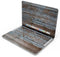 Wood Planks with Peeled Blue Paint - Skin Decal Wrap Kit Compatible with the Apple MacBook Pro, Pro with Touch Bar or Air (11", 12", 13", 15" & 16" - All Versions Available)
