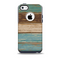 Wooden Planks with Chipped Green and Brown Paint Skin for the iPhone 5c OtterBox Commuter Case