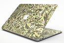 Woodland Green Damask Watercolor Pattern - MacBook Air Skin Kit