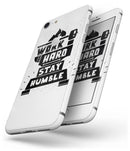Work Hard Stay Humble - Skin-kit for the iPhone 8 or 8 Plus