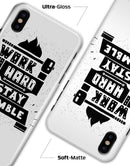 Work Hard Stay Humble - iPhone X Clipit Case