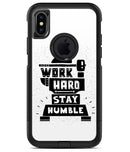 Work Hard Stay Humble - iPhone X OtterBox Case & Skin Kits