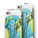 Worldwide Sacred Elephant iPhone 6/6s or 6/6s Plus 2-Piece Hybrid INK-Fuzed Case