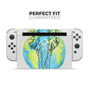 Worldwide Sacred Elephant // Skin Decal Wrap Kit for Nintendo Switch Console & Dock, Joy-Cons, Pro Controller, Lite, 3DS XL, 2DS XL, DSi, or Wii