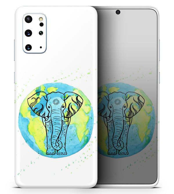 Worldwide Sacred Elephant - Skin-Kit for the Samsung Galaxy S-Series S20, S20 Plus, S20 Ultra , S10 & others (All Galaxy Devices Available)