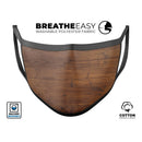 Worn Wood Planks V2876 - Made in USA Mouth Cover Unisex Anti-Dust Cotton Blend Reusable & Washable Face Mask with Adjustable Sizing for Adult or Child