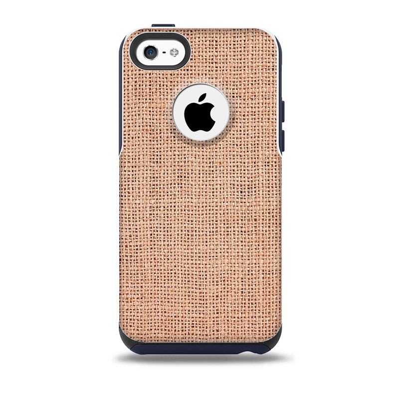 Woven Burlap Skin for the iPhone 5c OtterBox Commuter Case