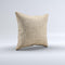 Woven Fabric Over Aged Wood ink-Fuzed Decorative Throw Pillow