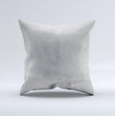 Wrinkled Silver Surface ink-Fuzed Decorative Throw Pillow